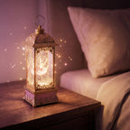 10“ Rotating Ballerina LED Glitter Water Lantern & 4 Songs