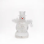 9.75" Snowman Snow Globe with LED Light