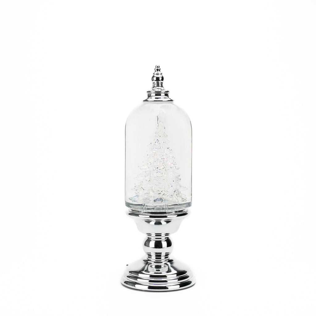12“  Crystal Clear Glass Christmas Snow Globe Dome
