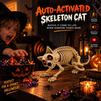 12.5" Halloween Toy Skeleton Cat