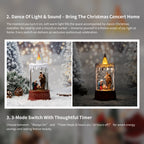 8.26" Nativity Scene Snow Globe Candle