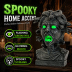 12" Animated Medusa Bust Statue