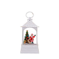8.5" Christmas Snow Globe Lantern with Santa Claus
