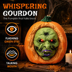 12“ Whispering Gourdon Halloween Animated Pumpkin