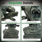 12" Animated Medusa Bust Statue